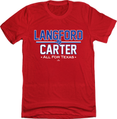 Langford Carter All for Texas MLBPA Tee